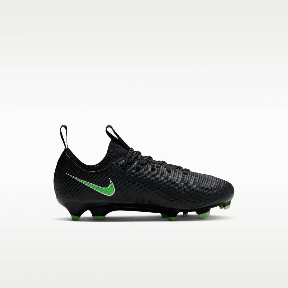 Nike Jr. Mercurial Vapor 17 Academy – Negro/Negro/Verde ilusión – vista 3