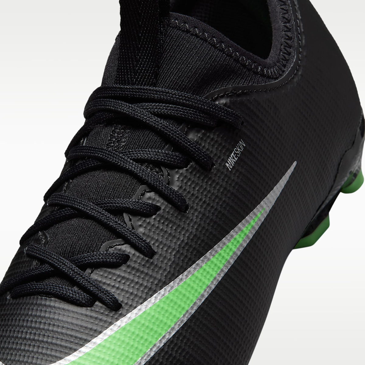 Nike Jr. Mercurial Vapor 17 Academy – Negro/Negro/Verde ilusión – vista 8