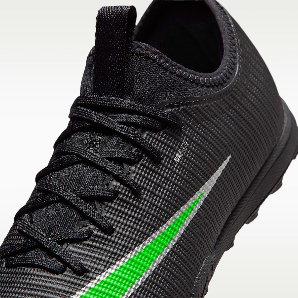 Nike Jr. Mercurial Vapor 17 Academy – Negro/Negro/Verde ilusión – vista 7