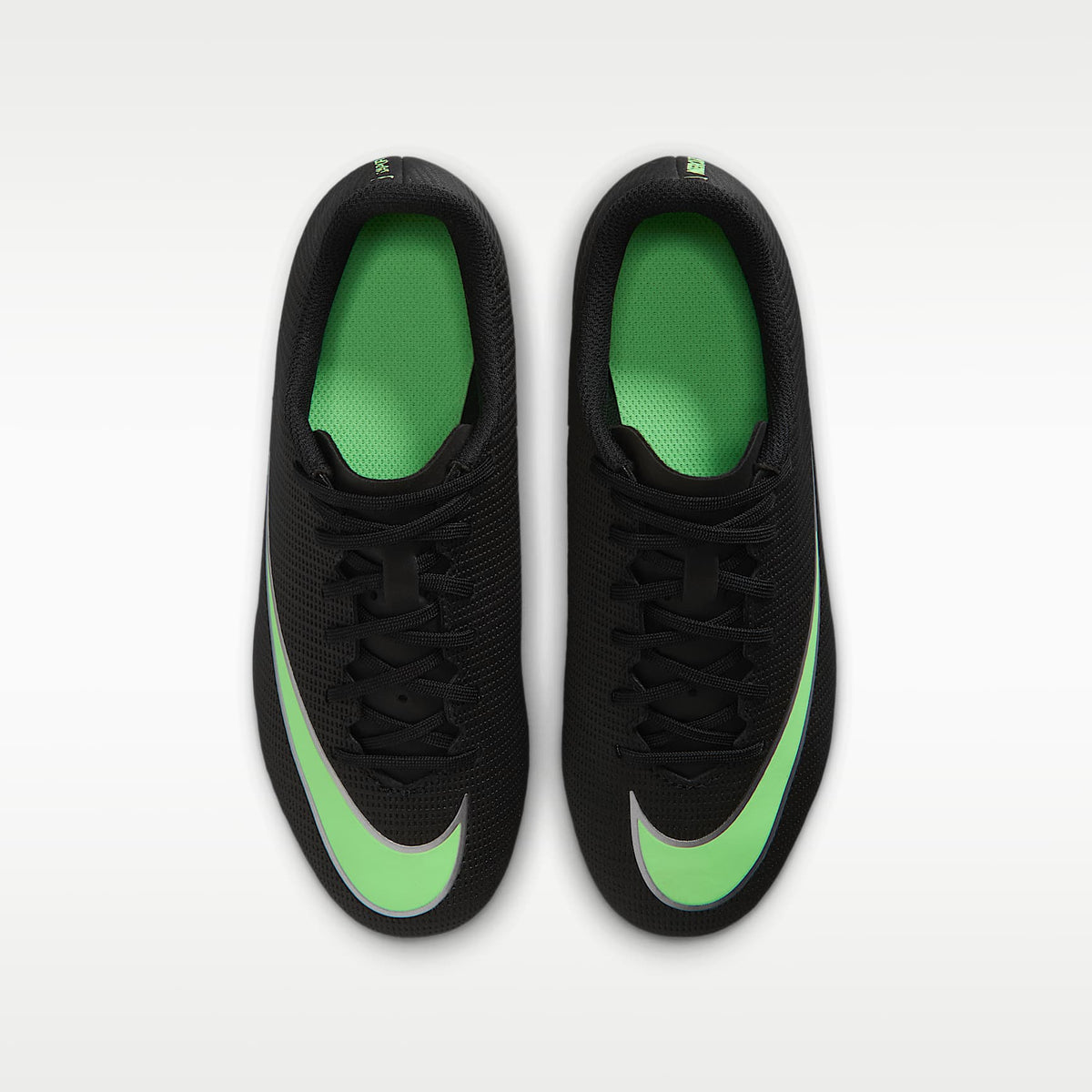 Nike Jr. Mercurial Vapor 17 Club – Negro/Negro/Verde ilusión – vista 4