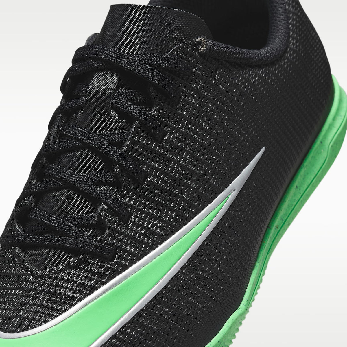 Nike Jr. Mercurial Vapor 17 Club – Negro/Negro/Verde ilusión – vista 7