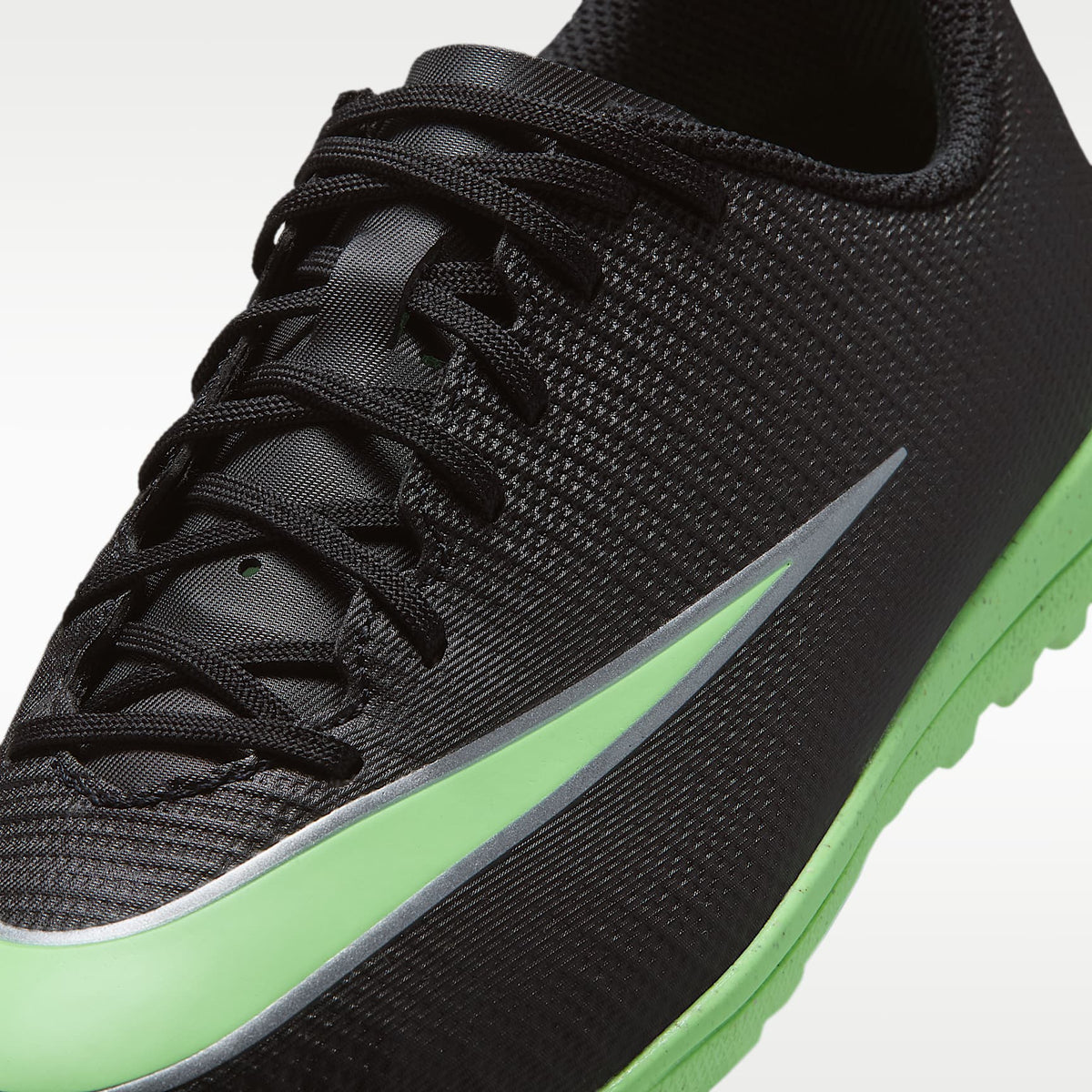 Nike Jr. Mercurial Vapor 17 Club – Negro/Negro/Verde ilusión – vista 7