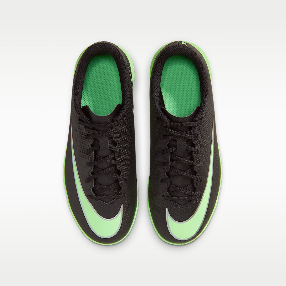 Nike Jr. Mercurial Vapor 17 Club – Negro/Negro/Verde ilusión – vista 4