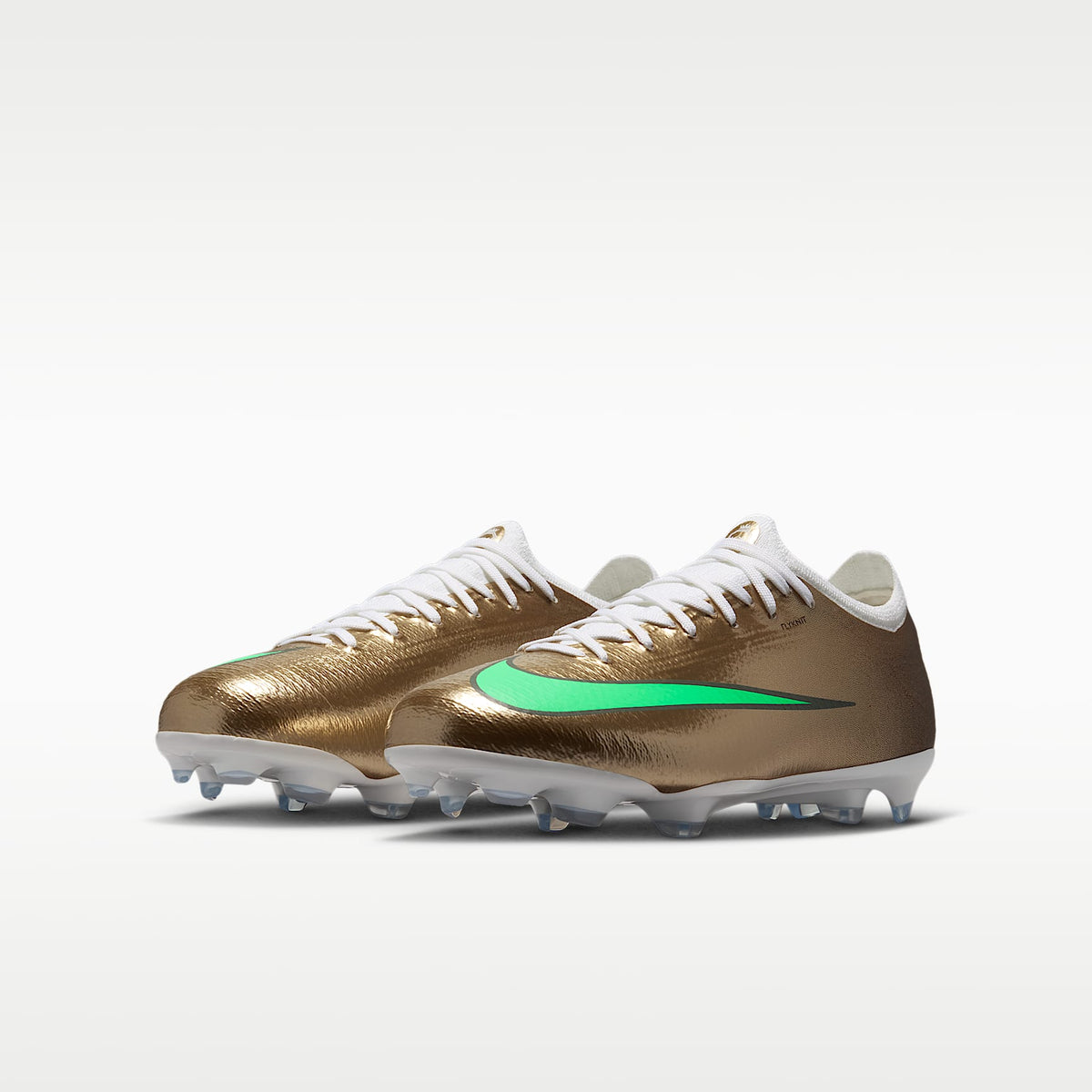 Nike Jr. Mercurial Vapor 17 Pro "Kylian Mbappé" – Oro metalizado/Verde resplandor – vista 5