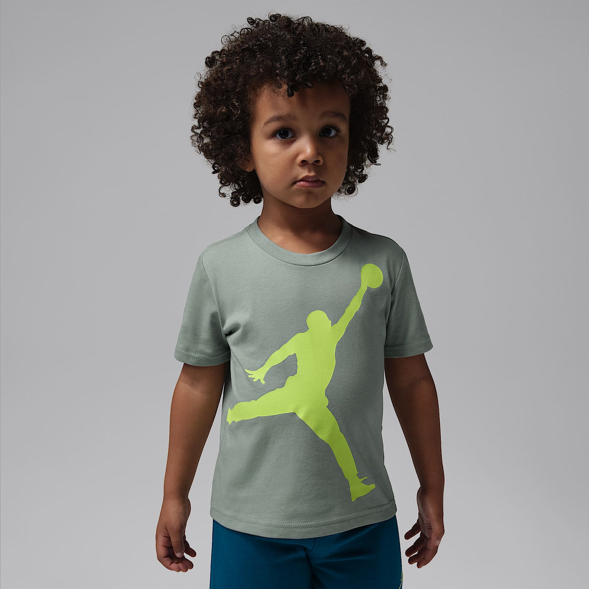 Conjunto Jumbo Jumpman de 2 piezas de shorts infantil Jordan – Azul – vista 3