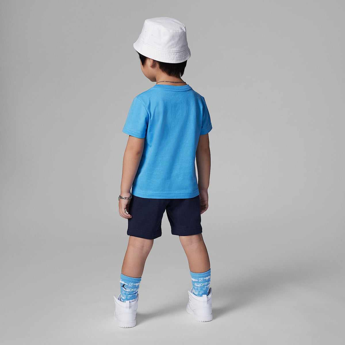 Conjunto Jumbo Jumpman de 2 piezas de shorts infantil Jordan – Azul marino medianoche – vista 2