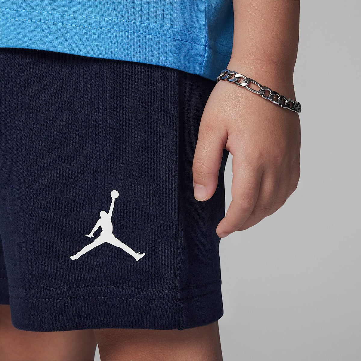 Conjunto Jumbo Jumpman de 2 piezas de shorts infantil Jordan – Azul marino medianoche – vista 4