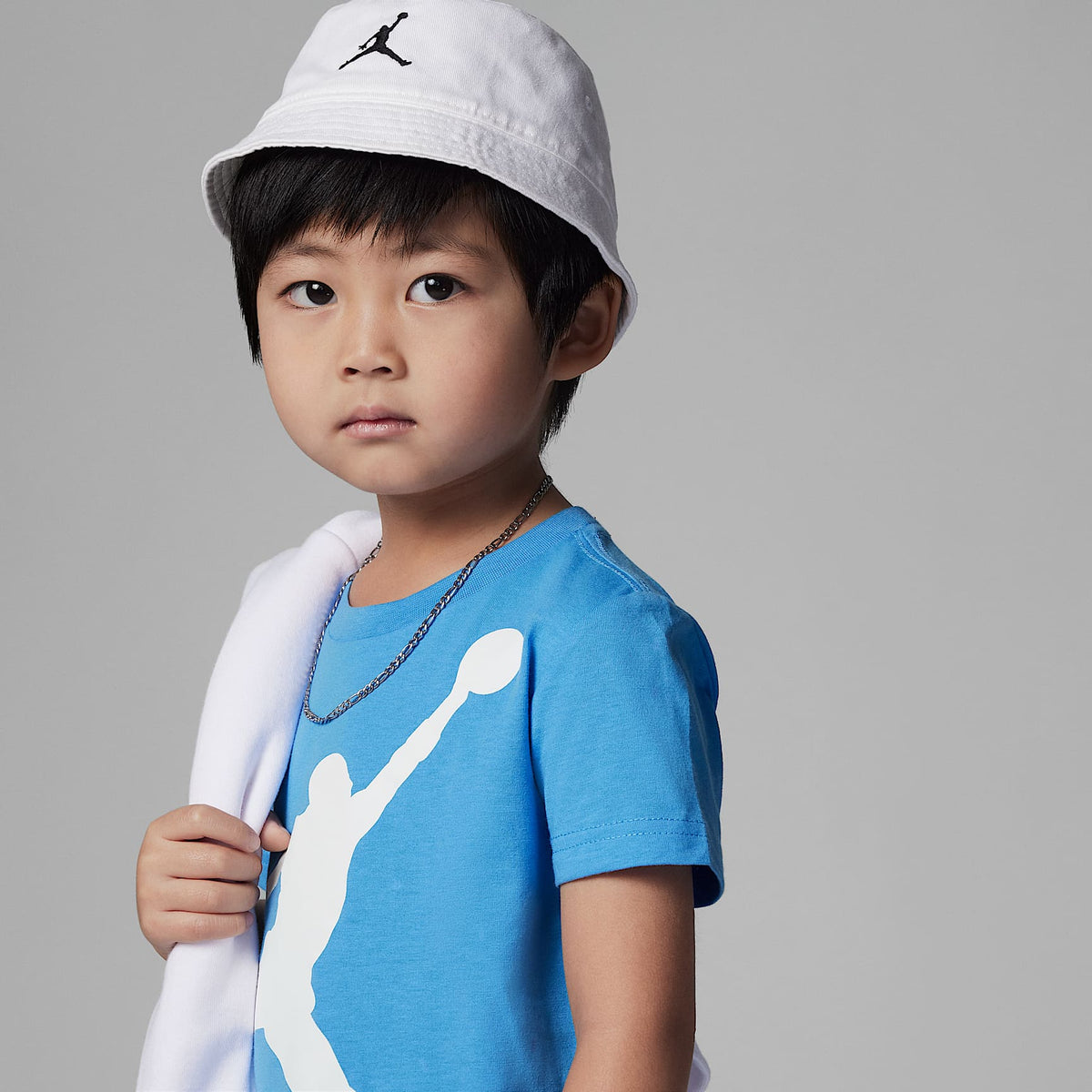 Conjunto Jumbo Jumpman de 2 piezas de shorts infantil Jordan – Azul marino medianoche – vista 3