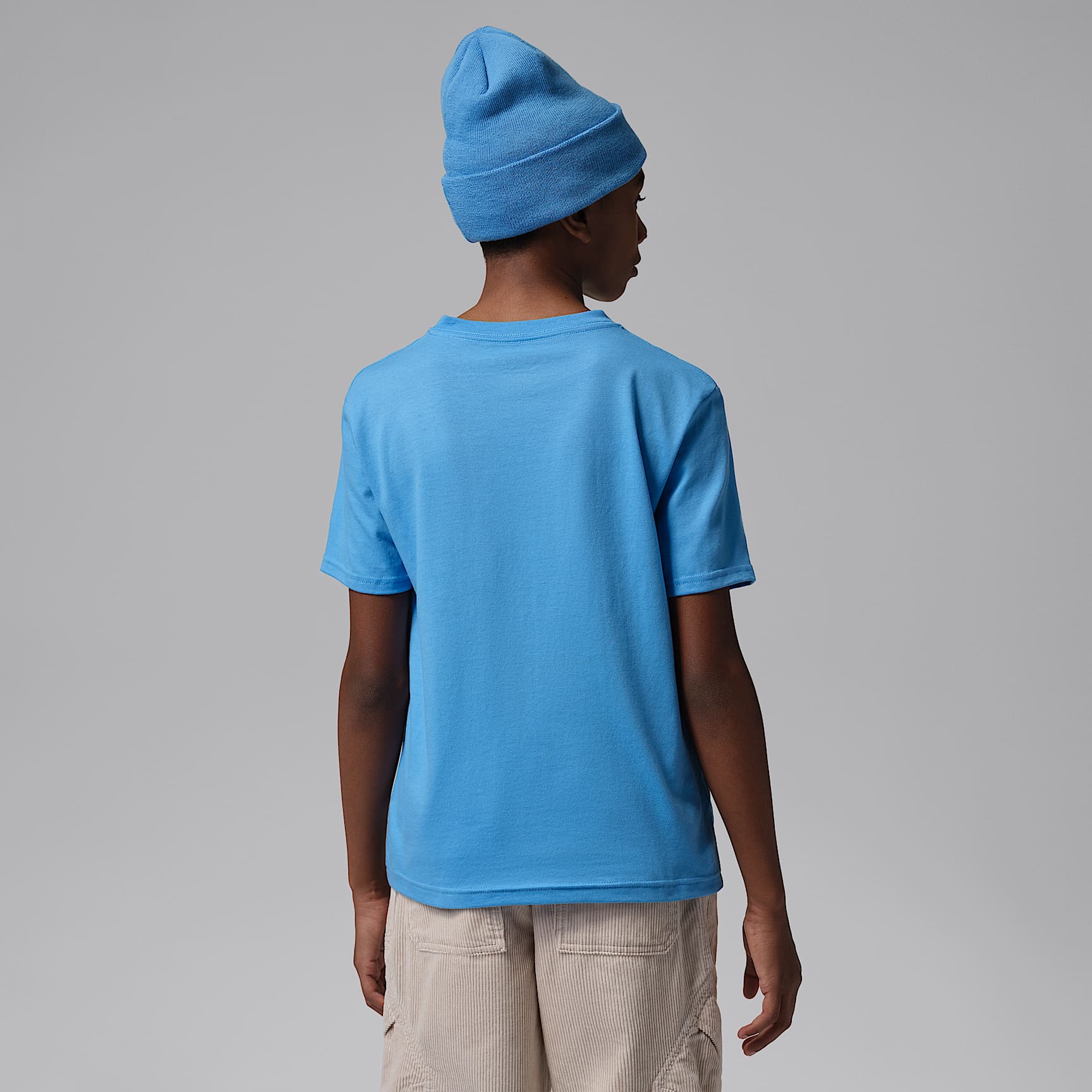 Playera bordada Jumpman Air para niños talla grande Jordan – Azul – vista 2