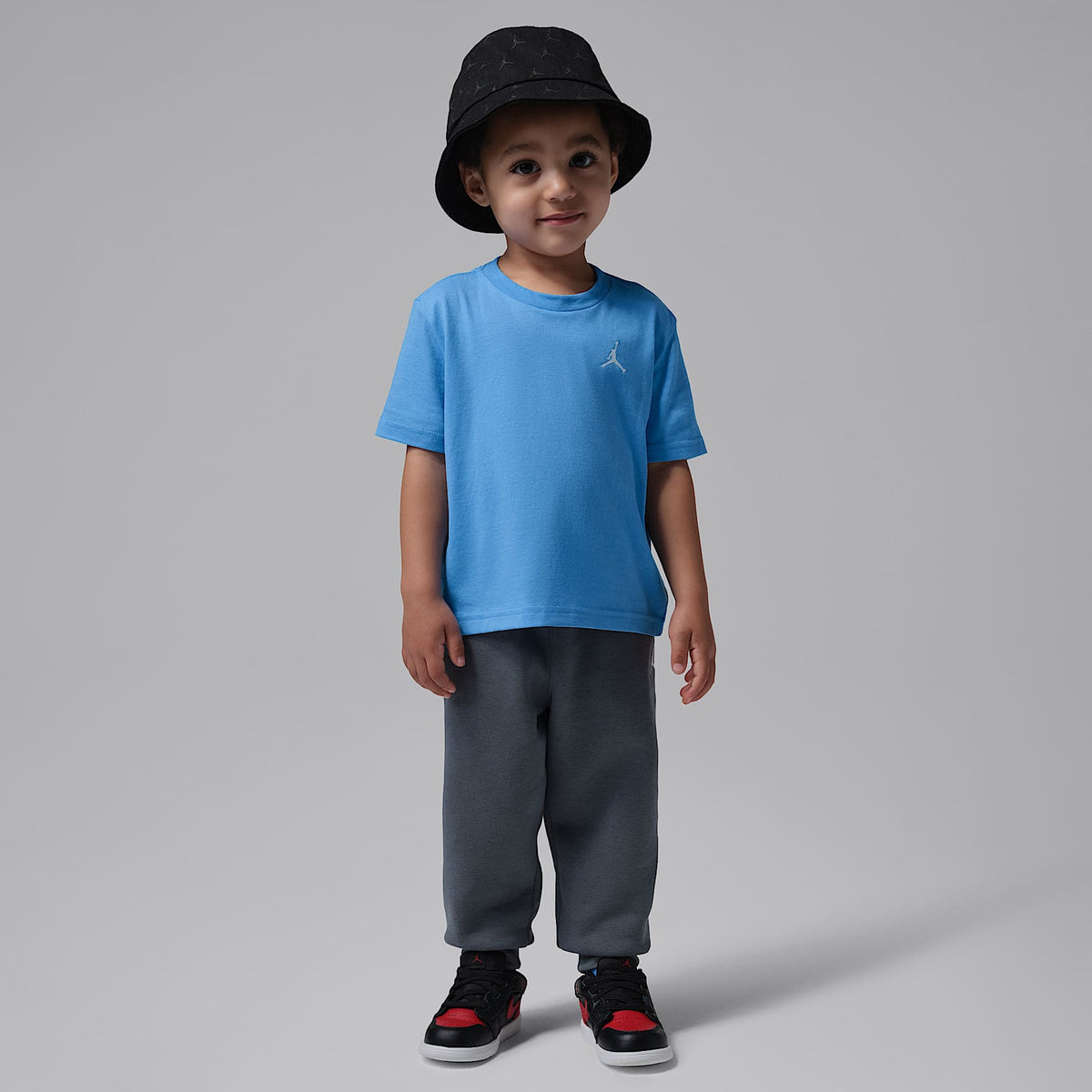 Playera bordada infantil Jumpman Air Jordan – Azul – vista 5