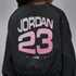 Sudadera de cuello redondo de tejido Fleece plisada para niños talla pequeña Jordan Jumpman Club – Sombrío apagado/Rosa/Blanco – vista 6