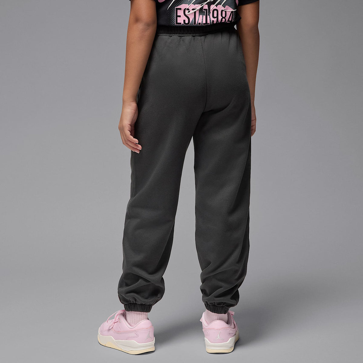 Pants de tejido Fleece plisados para niños talla grande Jordan Jumpman Club – Sombrío apagado – vista 2