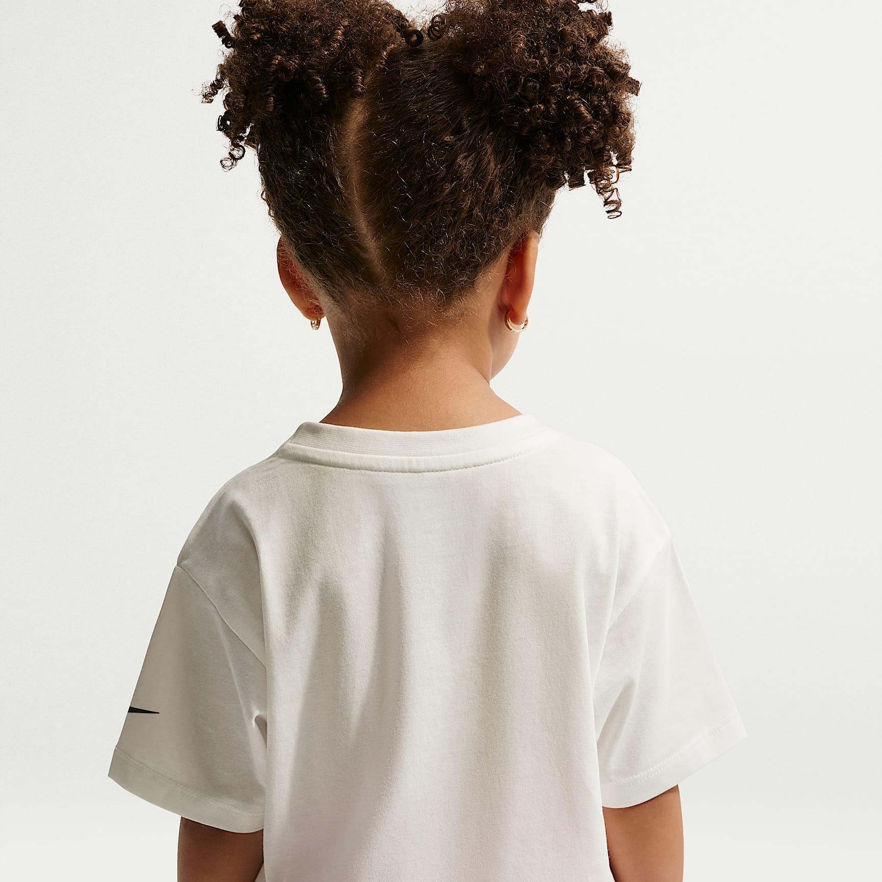 Playera de corte cuadrado Juxta-Girl infantil Nike – Vela – vista 2