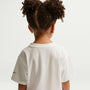 Playera de corte cuadrado Juxta-Girl infantil Nike – Vela – vista 2
