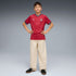 Jersey réplica local de Portugal 2026 para adolescentes – Club Red-Green Lagoon – vista 3