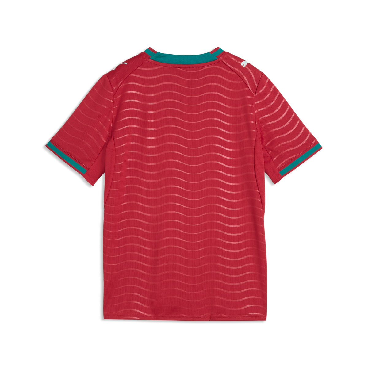 Jersey réplica local de Portugal 2026 para adolescentes – Club Red-Green Lagoon – vista 7