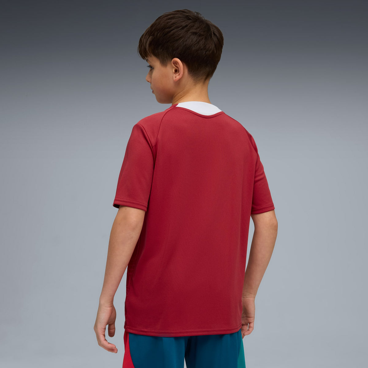 Jersey de entrenamiento de futbol juvenil Portugal – Club Red-Silver Mist – vista 4