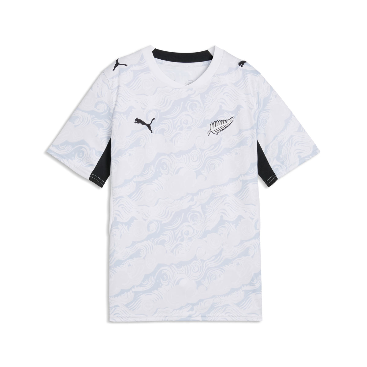 Jersey de futbol visitante de Nueva Zelanda juvenil – PUMA White-Silver Mist – vista 5