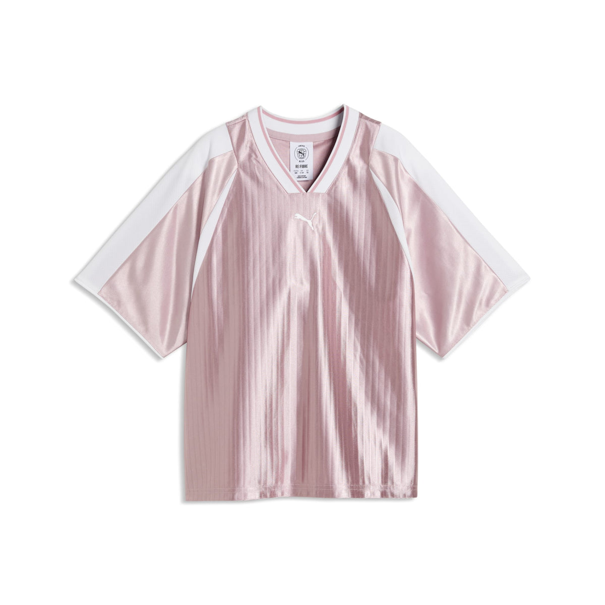 Jersey de futbol holgado juvenil T7 – Misty Pink – vista 4