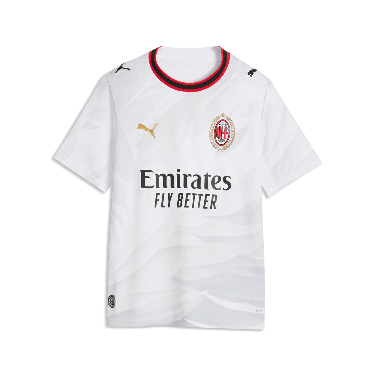 Jersey de futbol juvenil AC Milan visitante – PUMA White-Victory Gold – vista 5