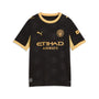 Jersey de futbol juvenil Manchester City visitante – PUMA Black-Flaxen – vista 5
