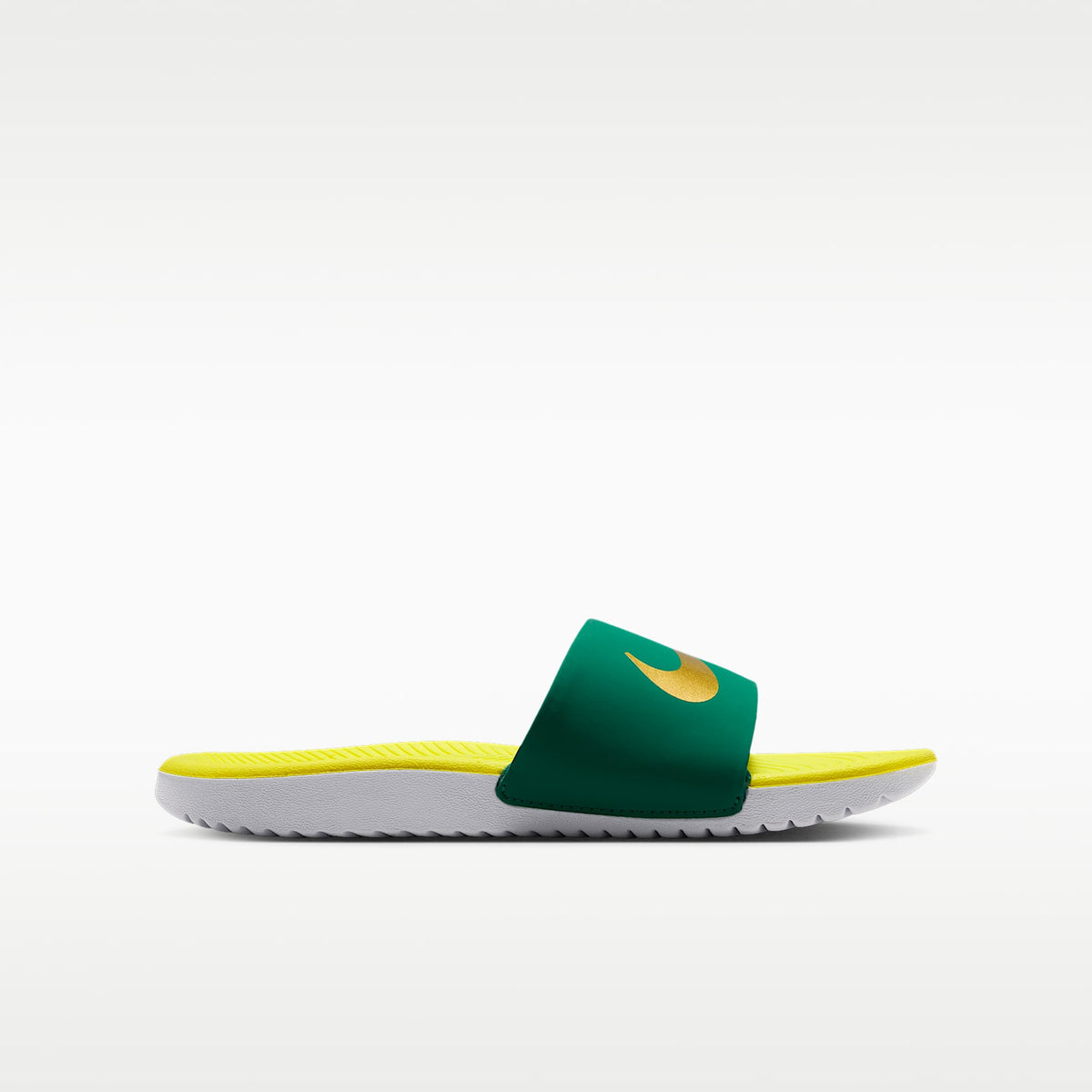 Nike Kawa – Malaquita/Amarillo sónico/Blanco/Oro metalizado – vista 4