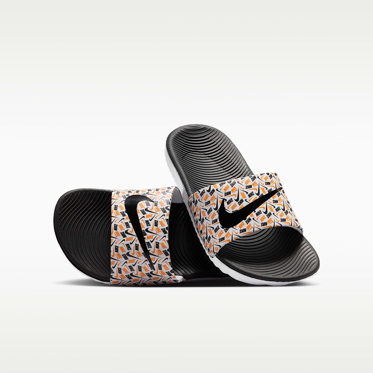 Nike Kawa – Blanco/Naranja total/Negro – vista 1