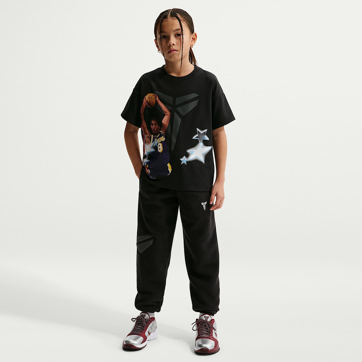 Playera Dri-FIT Max90 para niños Kobe – Negro – vista 6