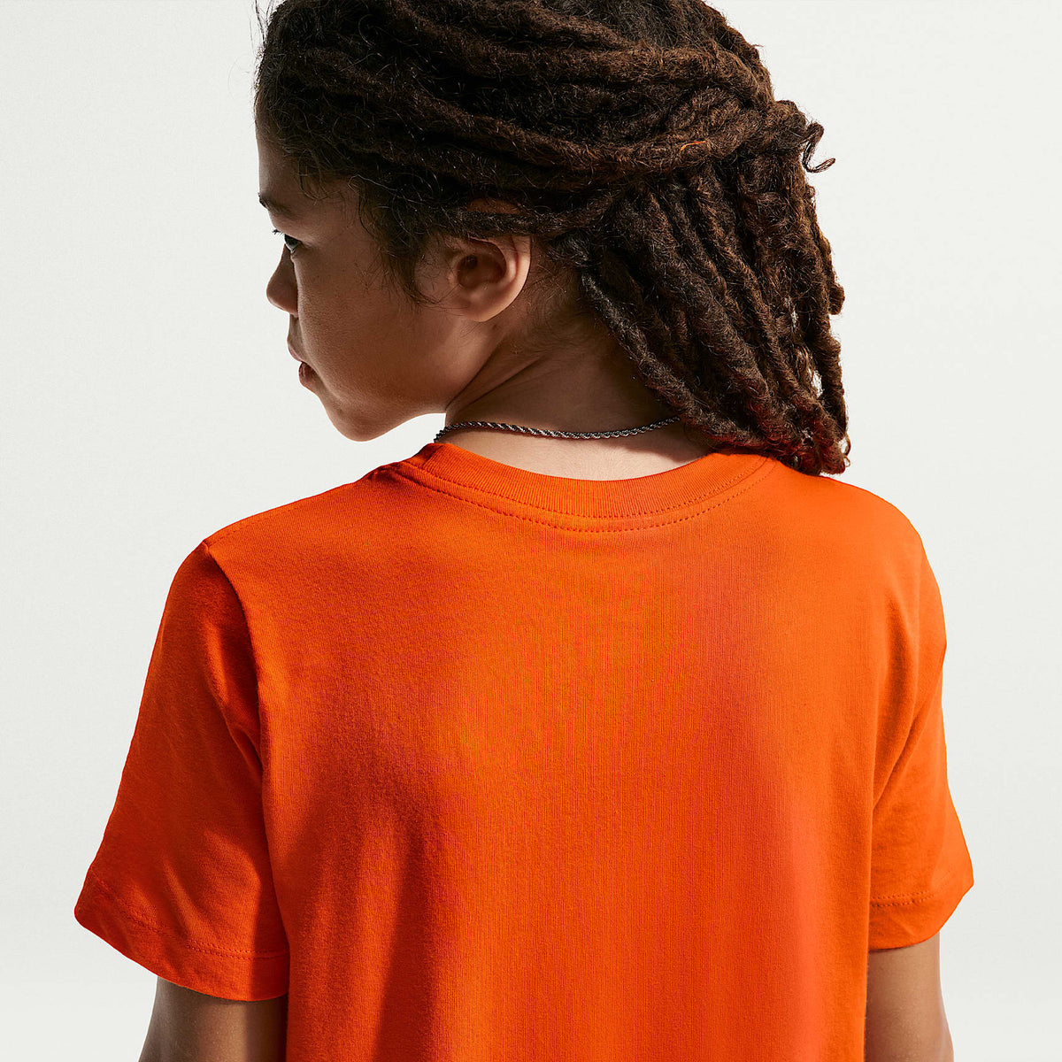 Playera de fútbol Nike para niños talla grande Netherlands – Naranja seguridad – vista 2