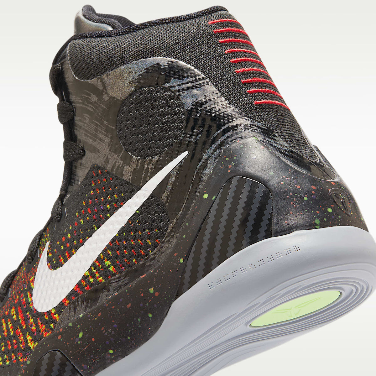 Kobe IX Elite – Negro/Carmesí brillante/Volt/Plata metalizado – vista 8