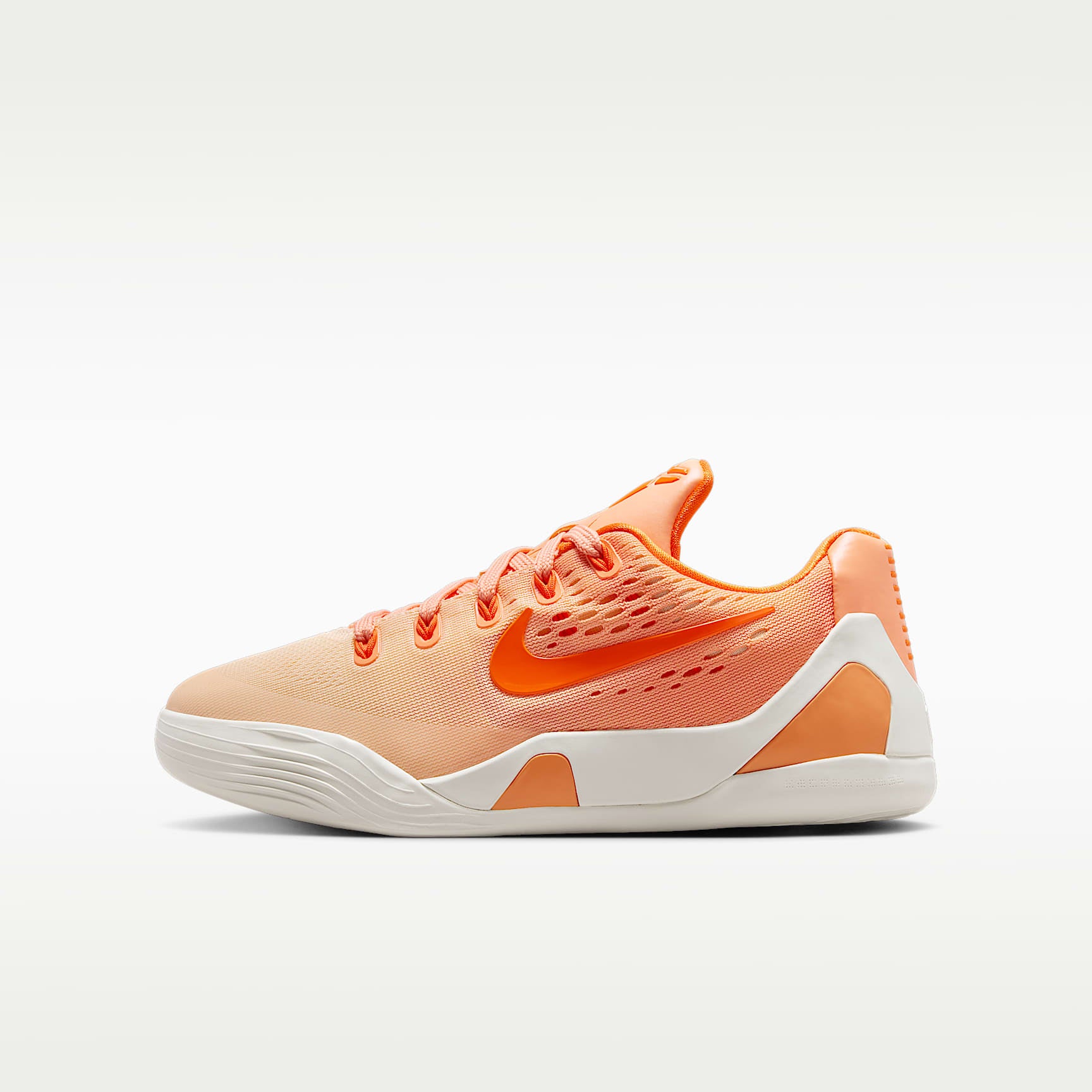 Kobe IX Low EM – Escarcha naranja/Naranja brillante/Blanco cumbre/Melocotón hielo – vista 1