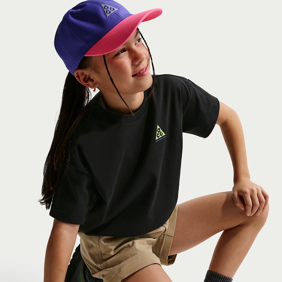 Playera Dri-FIT Max90 para niños Nike ACG – Negro – vista 3