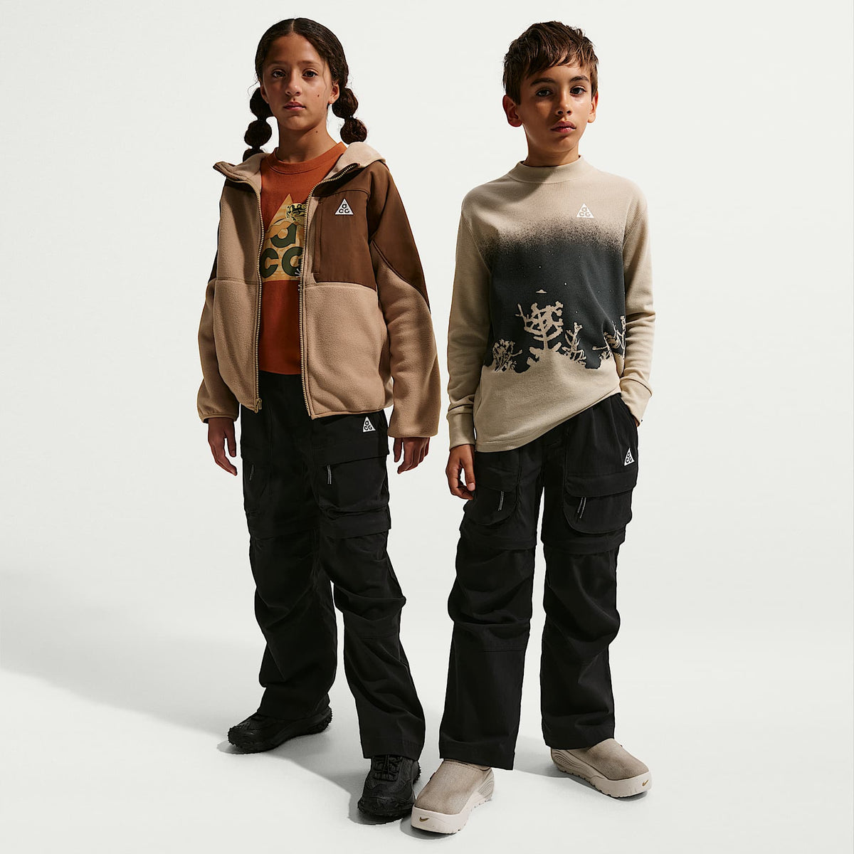 Pants para niños talla grande Nike ACG "Smith Summit" – Negro/Negro/Blanco cumbre – vista 1