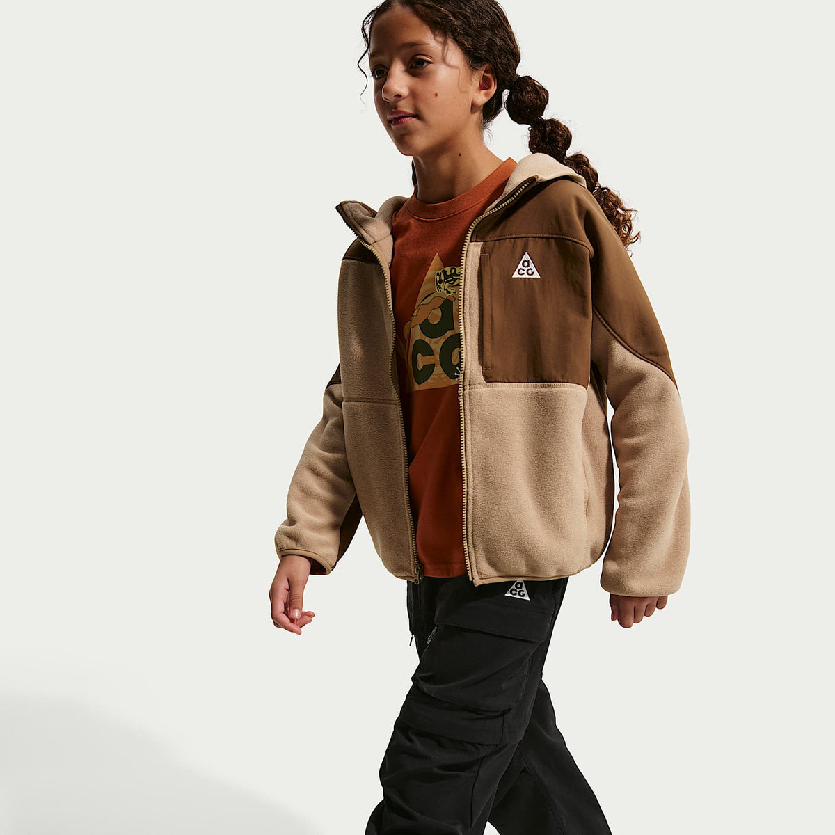 Pants para niños talla grande Nike ACG "Smith Summit" – Negro/Negro/Blanco cumbre – vista 5