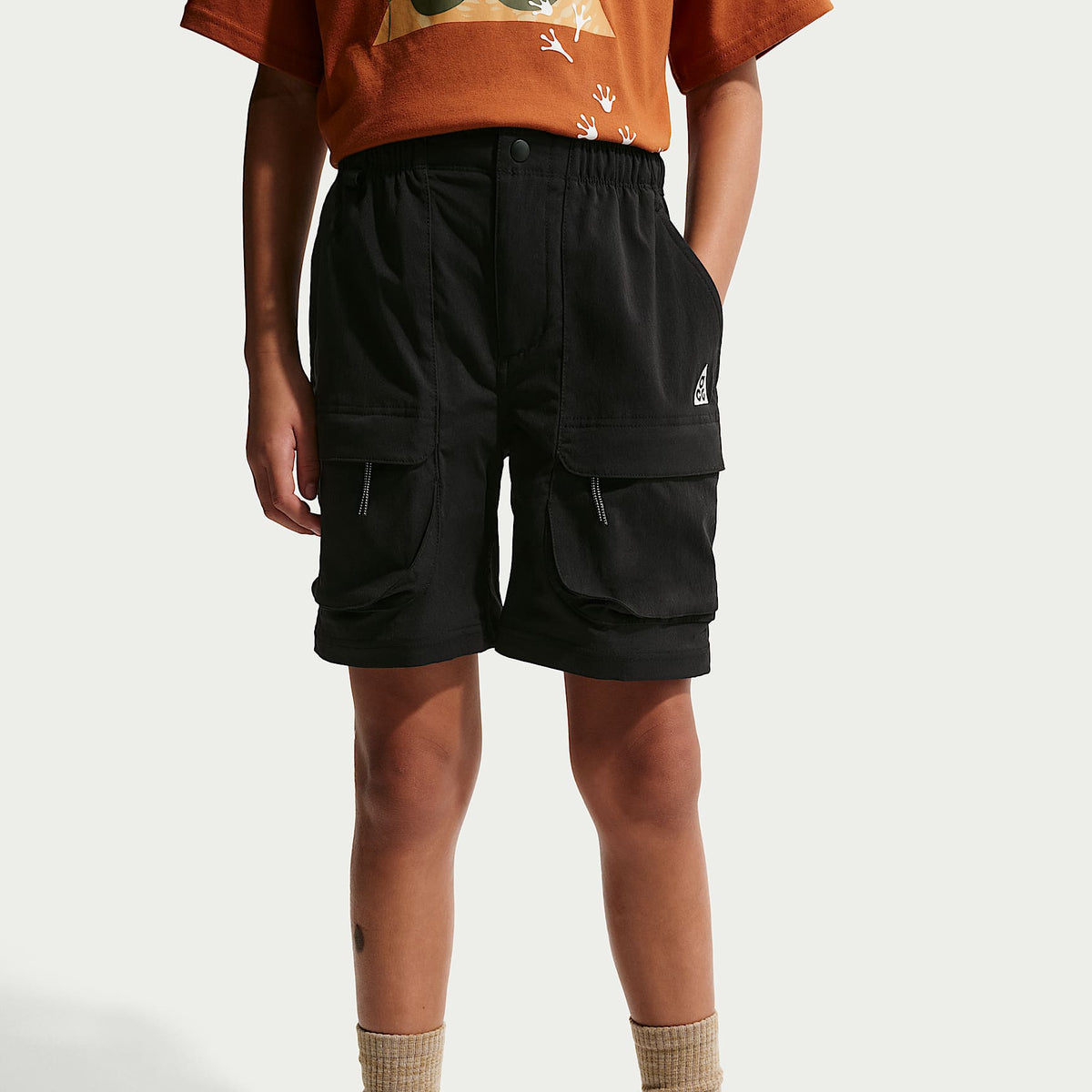 Pants para niños talla grande Nike ACG "Smith Summit" – Negro/Negro/Blanco cumbre – vista 10