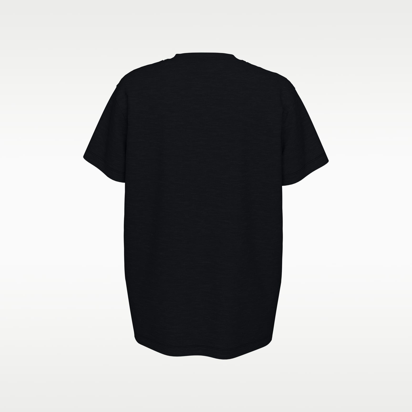 Playera para niños talla grande Nike Court – Negro – vista 2