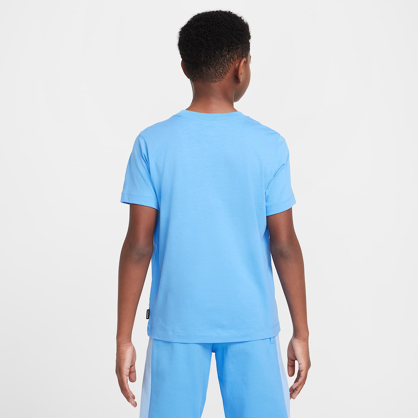 Playera para niños talla grande Nike Air – Azul universitario – vista 2