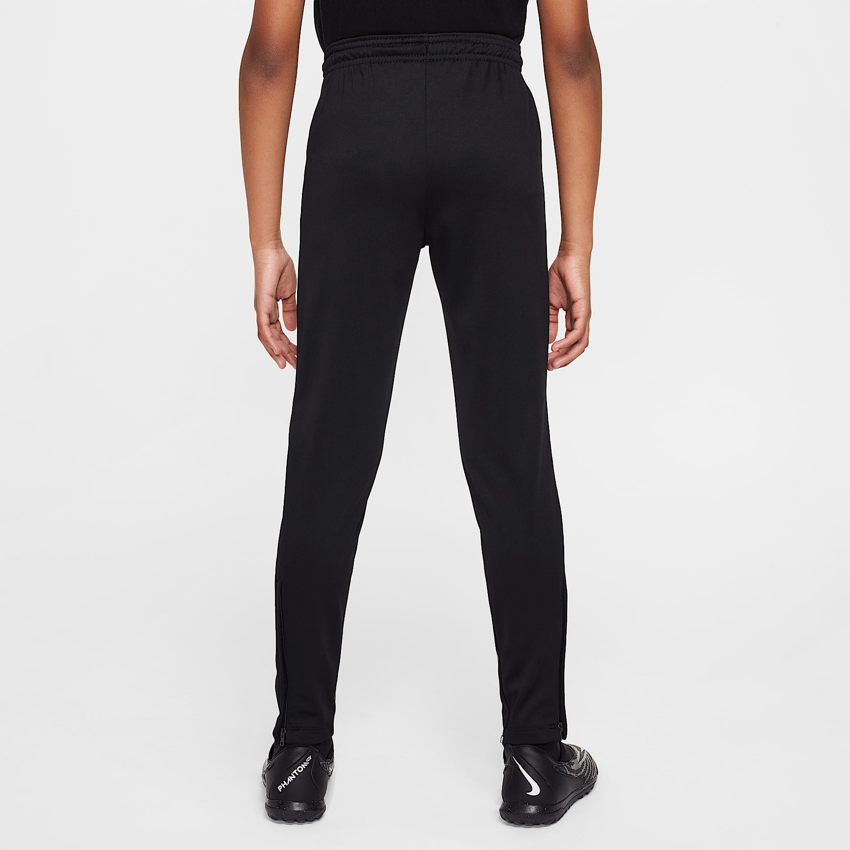 Pants de fútbol Dri-FIT para niños talla grande Nike Academy – Negro/Negro/Blanco – vista 2