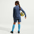 Shorts de fútbol de tejido Knit Dri-FIT para niños talla grande Nike Academy – Azul difuso/Azul psíquico/Blanco – vista 7