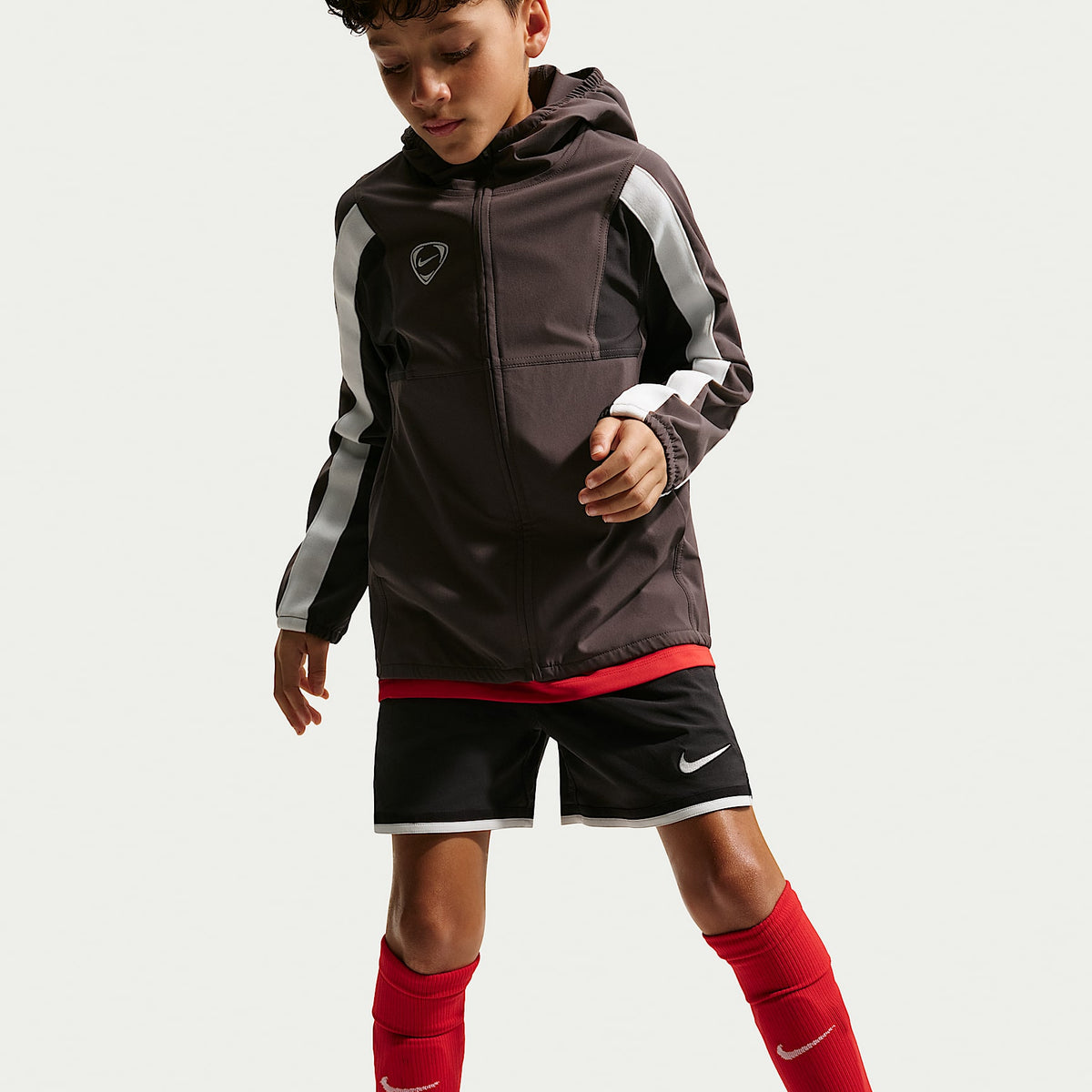 Shorts de fútbol Dri-FIT Nike Energy para niños talla grande – Sombrío apagado/Sombrío apagado/Blanco cumbre/Blanco cumbre – vista 4