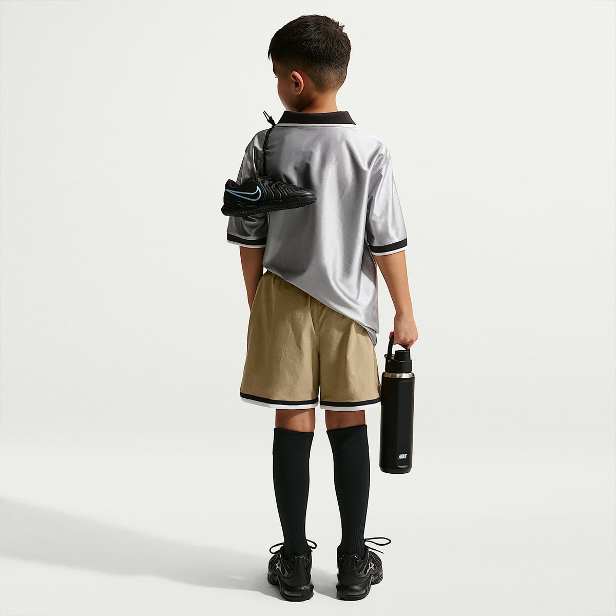 Shorts de fútbol Dri-FIT Nike Energy para niños talla grande – Avellana/Sombrío apagado/Blanco cumbre/Blanco cumbre – vista 6