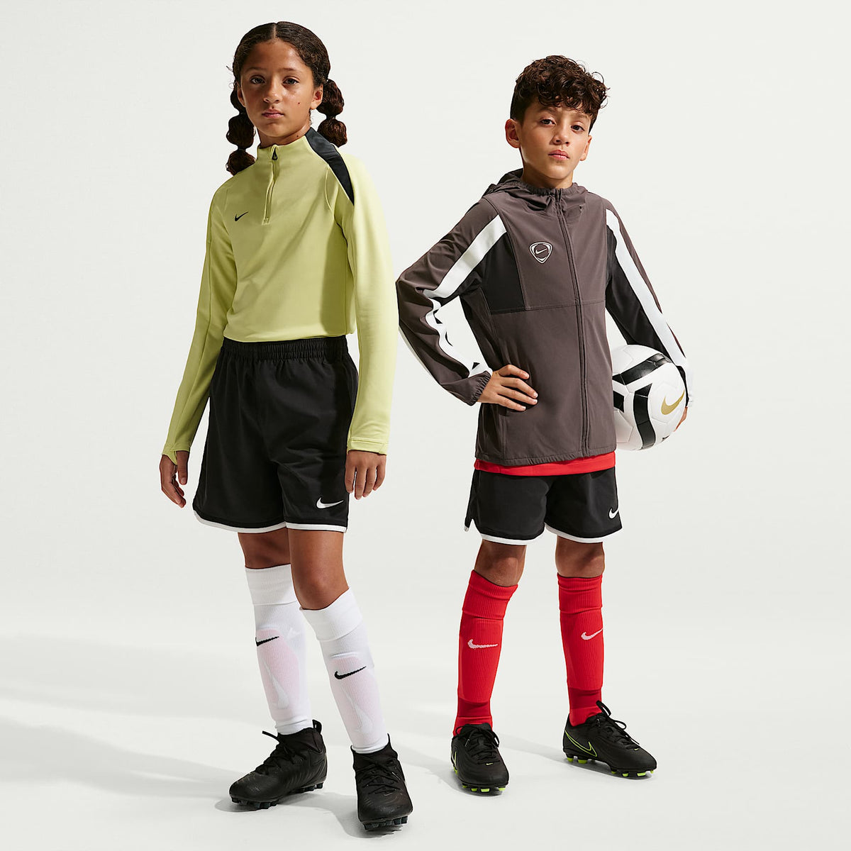 Shorts de fútbol Dri-FIT Nike Energy para niños talla grande – Sombrío apagado/Sombrío apagado/Blanco cumbre/Blanco cumbre – vista 1