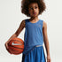 Shorts de básquetbol Nike Dri-FIT para niños talla grande – Estrella azul/Azul marino medianoche/Blanco – vista 4