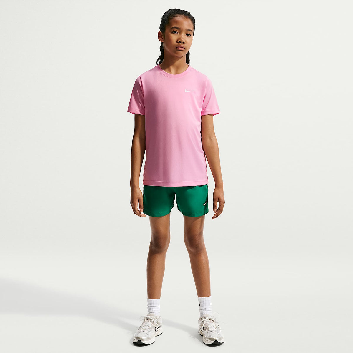 Playera Dri-FIT para niños talla grande Nike Legend – Rosa amanecer – vista 4