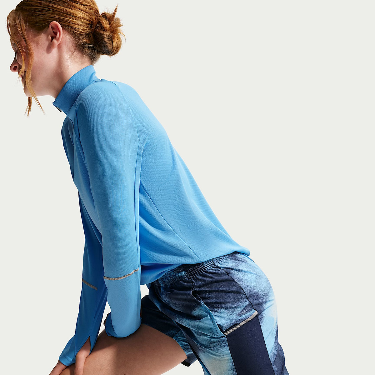 Shorts Dri-FIT para niños talla grande Nike Miler – Azul fútbol/Azul marino medianoche – vista 4