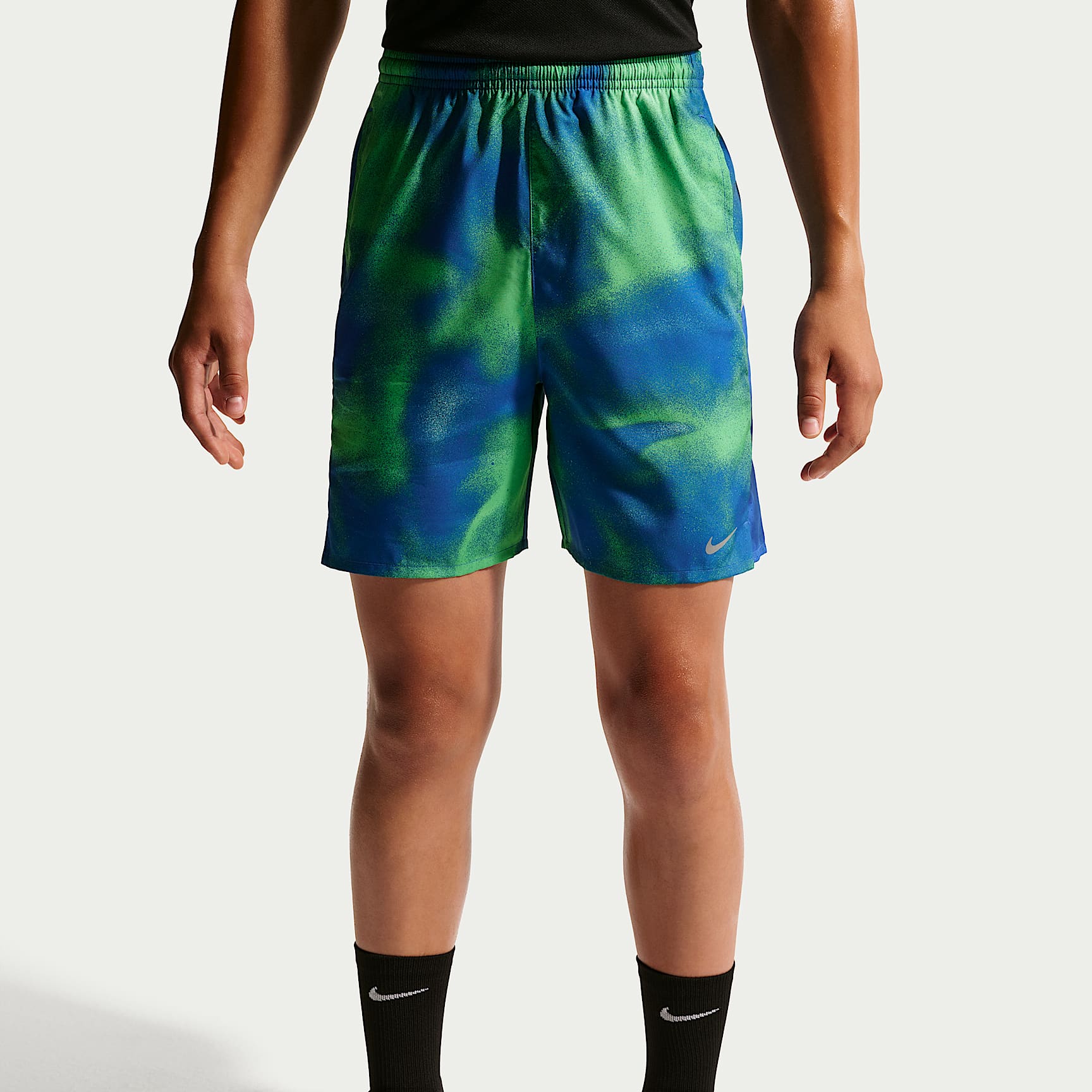 Shorts Dri-FIT para niños talla grande Nike Miler – Royal juego/Royal juego – vista 2