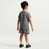 Conjunto de playera Miler y shorts Dri-FIT infantil Nike – Gris humo – vista 7