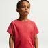 Conjunto de playera y shorts Dri-FIT para niños talla pequeña Nike Miler – Carmesí claro – vista 2