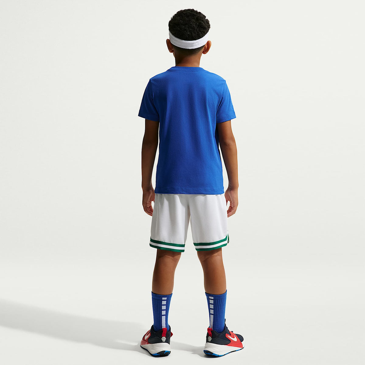 Playera Dri-FIT para niños de talla grande Nike – Royal juego – vista 5
