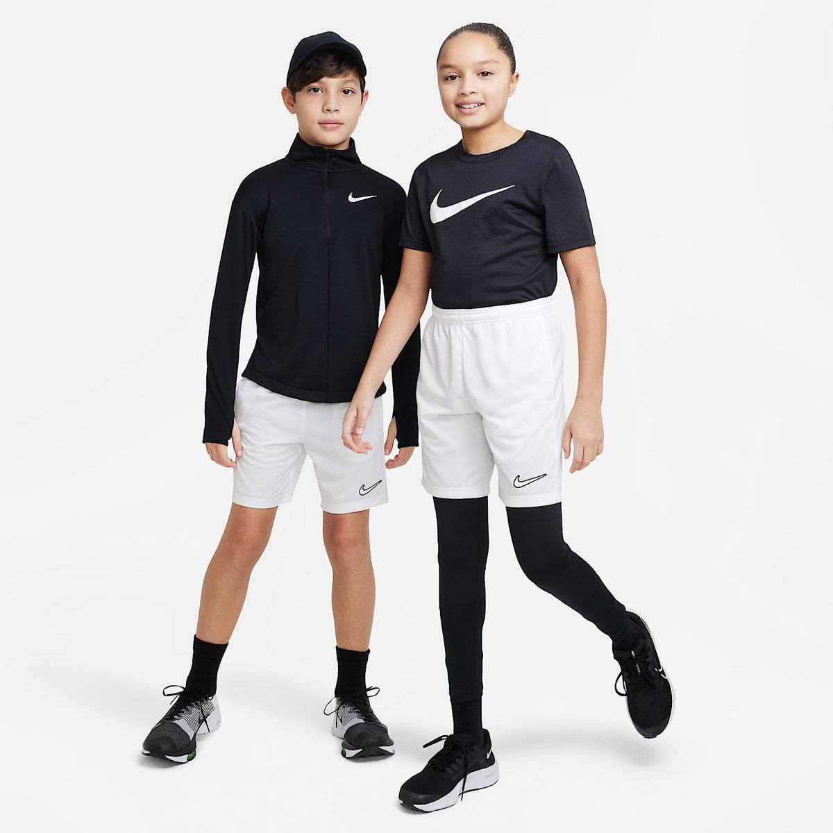 Shorts Dri-FIT para niños talla grande Nike Trophy23 – Blanco/Blanco/Negro – vista 7